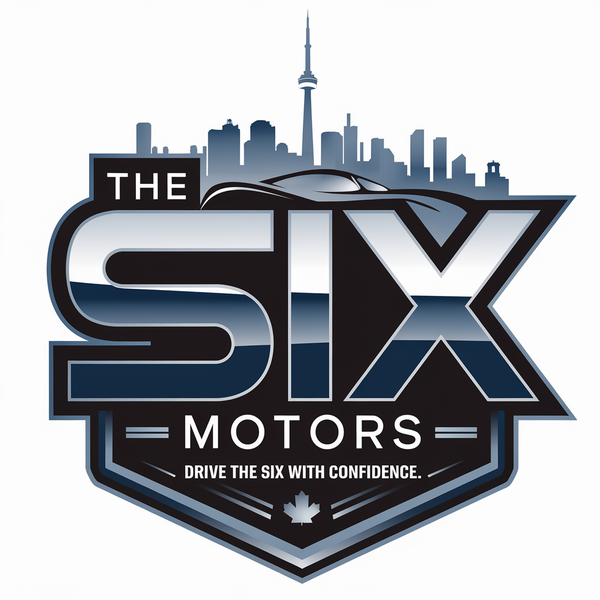 Design by Dark Angel Tattoo titled "The Six Motors – Toronto's Automotive Icon"
