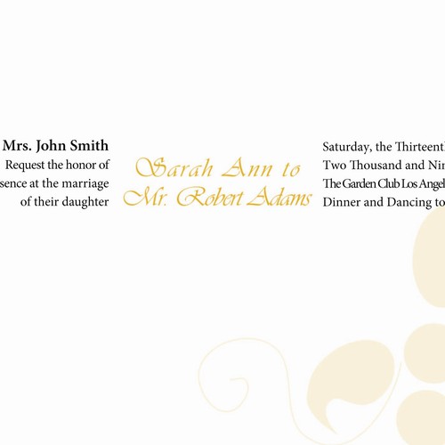 Letterpress Wedding Invitations Ontwerp door raq