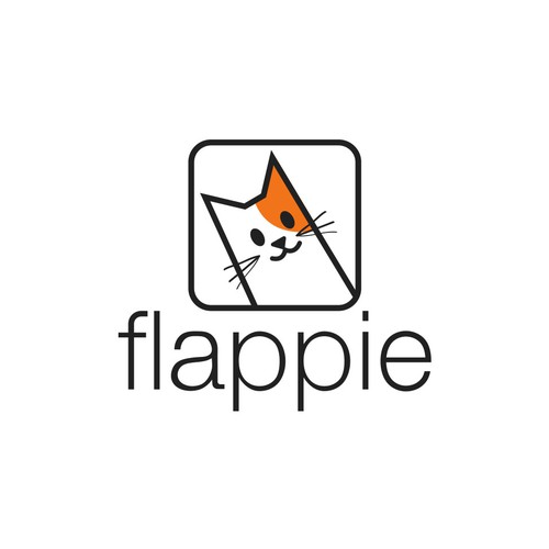 design a logo for the world's smartest cat flap door using AI Design by Hito