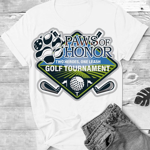 Designs 4th Annual Golf Tournament shirt design Tshirt contest