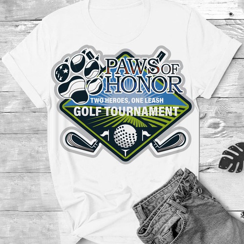 4th Annual Golf Tournament shirt design Design réalisé par SORENKOgraph