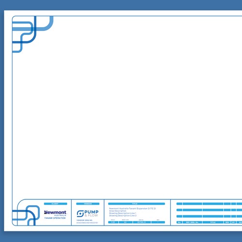 Diseño de Title block for technical drawings de winmal