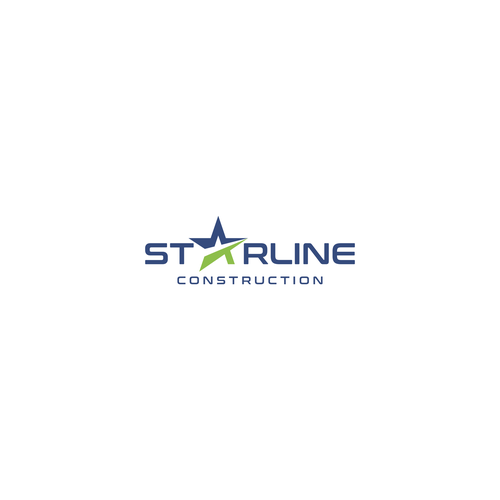 Starline Construction Logo Design by Kunai.