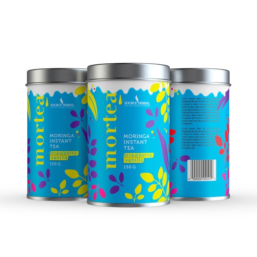 Unique Label Artwork for Moringa Tea that will Pop on the Shelf Design by syakuro