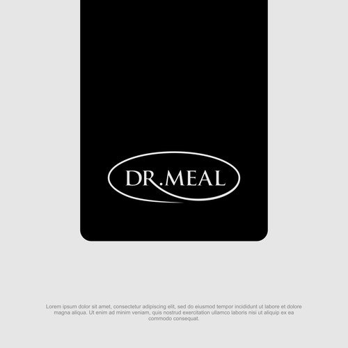 Meal Replacement Powder - Dr. Meal Logo Réalisé par lrasyid88