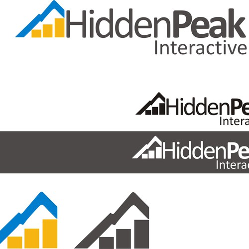 Logo for HiddenPeak Interactive Ontwerp door StarrWorks Creative