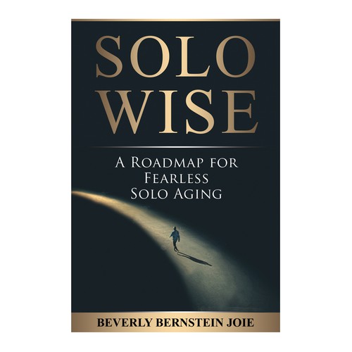 Create a cover for a new book about aging alone Design by Rashmita