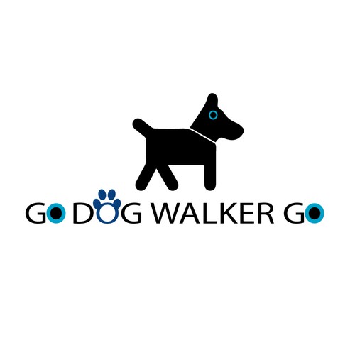 Diseño de Need fun logo for GO! DOG WALKER GO!  Dog Walking Service de George_Benedict