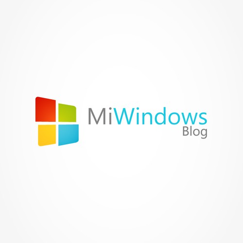 Looking for the first logo for Mi Windows Blog Design by ElFenix