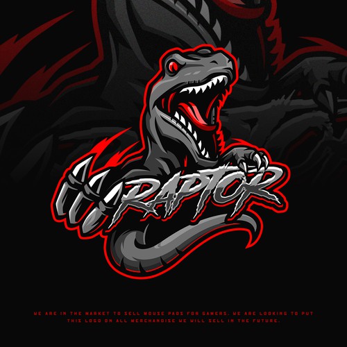 Create a Fierce Raptor for our Gaming Company | Logo design contest