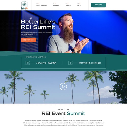 Event Website Design Needed for Wordpress Design by Deignerpro:D
