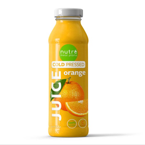 Easy Orange Juice Bottle.. Full Wrap! Design von Radmilica