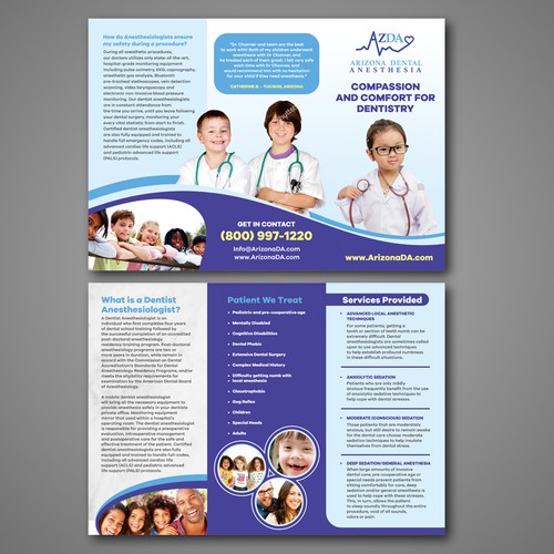 Designs | Design a brochure for an Anesthesia group | Brochure contest