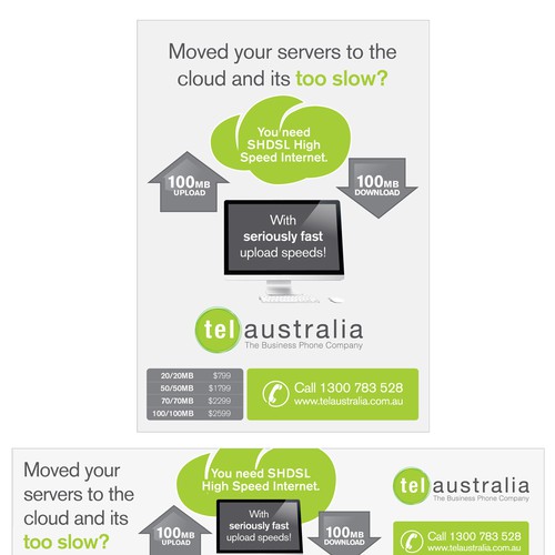 Telaustralia the Business Phone Company needs a new banner ad Design by BJarris