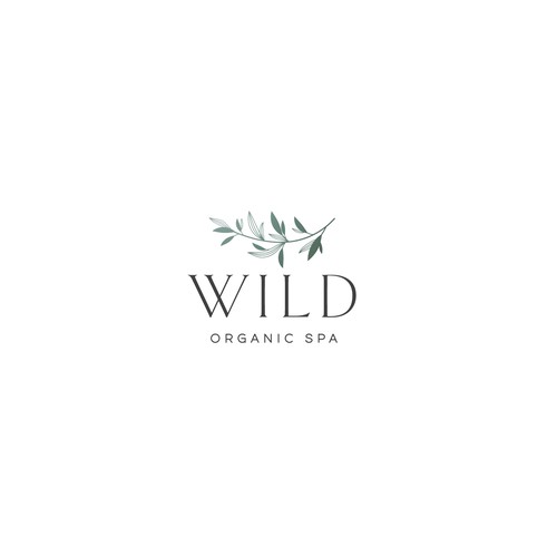 Organic Logo Design Fresh Zen Vegan Simple Logo Spa Logo 
