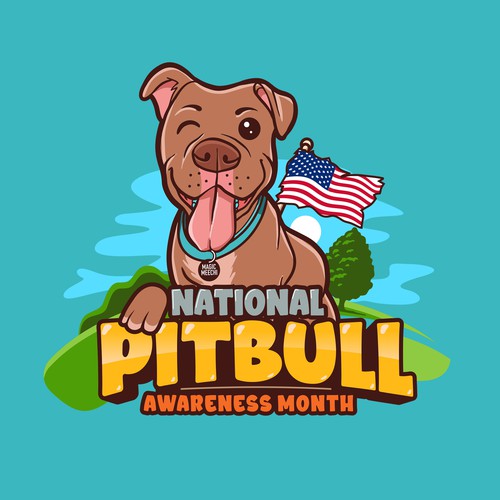 Magic Meechi - National Pitbull Awareness Month Design by thelembique