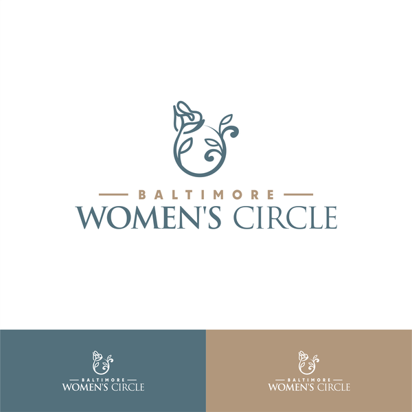 Design realizzato da MindPlunge intitolato "Logo Concepts for Baltimore Women's Circle"