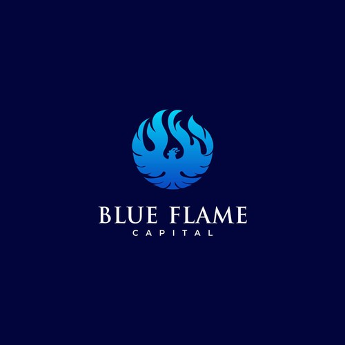 We need a Blue Flame Logo worthy of classic car hood status...but not...really. Design by PointLab