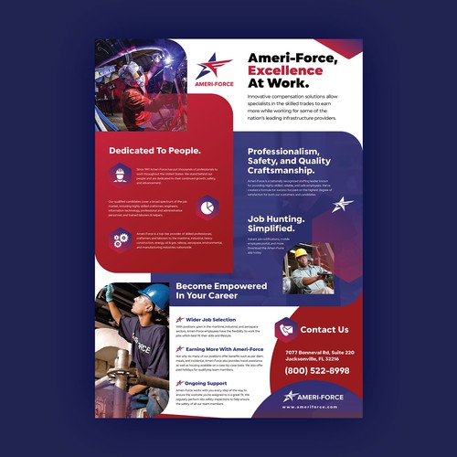 Ameri-Force electronic brochure Design by ♛ AHSAN