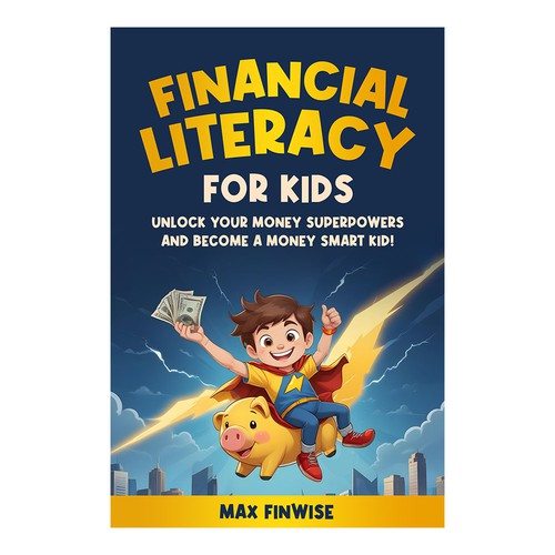 Financial Literacy Book for Kids, Ages 8 to 12 Design by Lala_