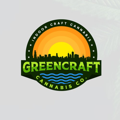 Brand Logo for craft cannabis grow in Michigan. Design by antesofte ✌