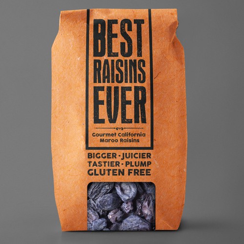 Best Raisins Ever - package design for PREMIUM raisins Design by EM180