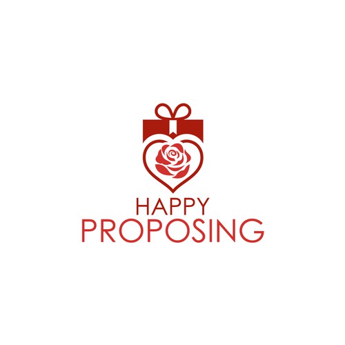 Design a romantic logo that appeals to men for a company that helps plan marriage proposals Design by ✅ LOGO OF GOD ™️