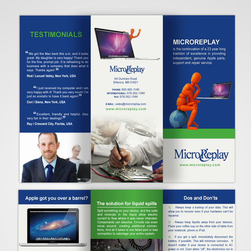 Help MicroReplay with a new brochure design Ontwerp door magicball