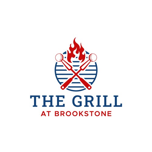 Fun and Modern Golf Course Restaurant Logo Design by NuriCreative