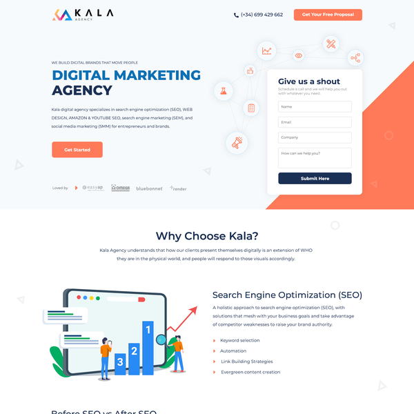 Landing Page for Digital Marketing Agency
