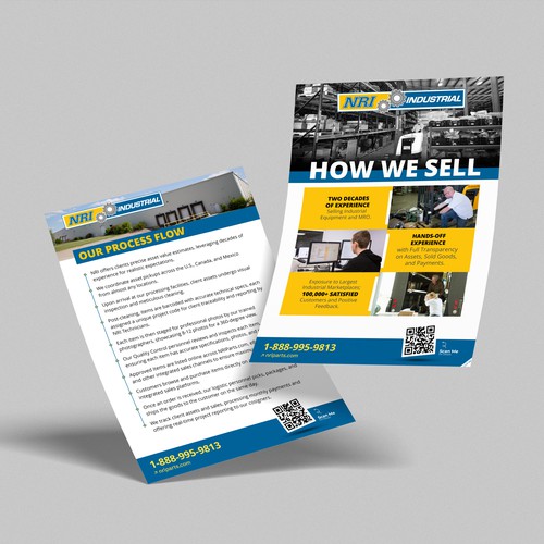 Design a brochure on our product processing journey Design by Manish Roul