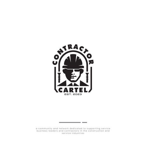 Manly LOGO for the Contractor Cartel Design réalisé par thecube83