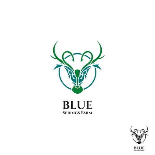 Logo for our Der hunting and bass fishing recreational farm Design by Media Ciptadi