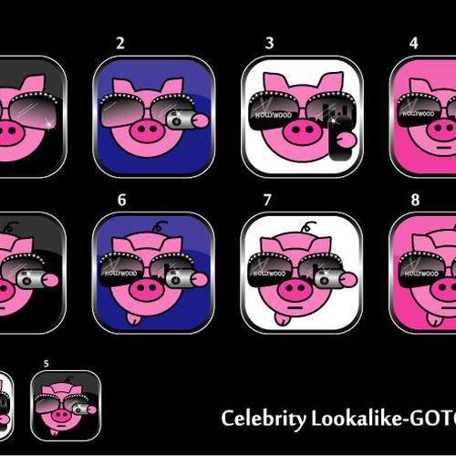 iPhone icon for "Celebrity Lookalike - GOTCHA!" 