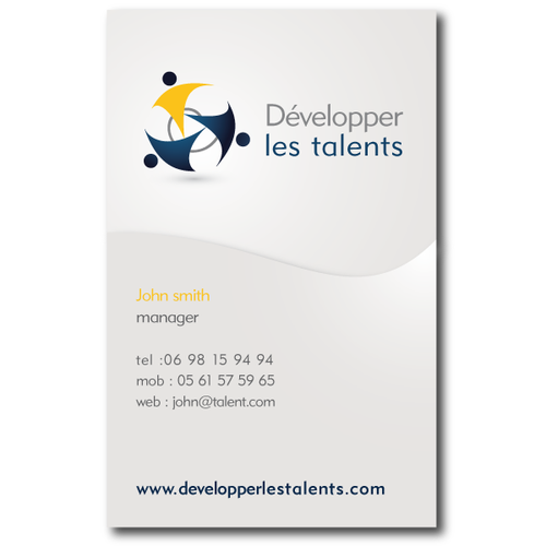 Logo & business card contest entry by omygod