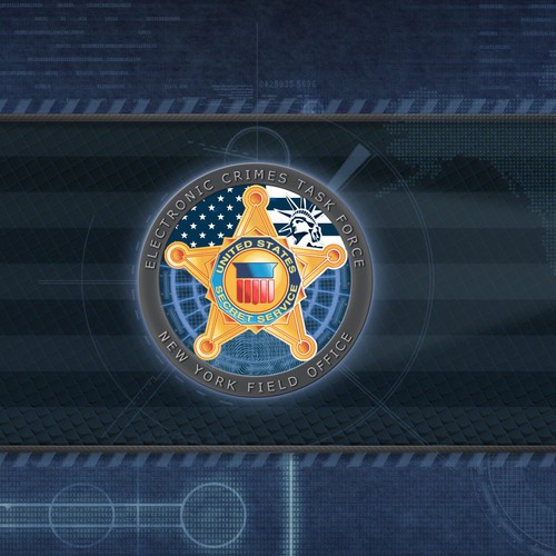 logo for United States Secret Service (New York Field Office) Electronic Crimes Task Force デザイン by Julia Vorozhko