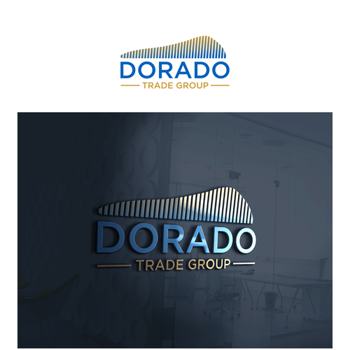 Create a compelling logo for Dorado Trade Group an emerging commodity