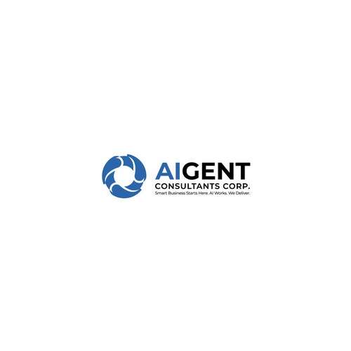 AI Agent Company: Appealing to small to medium sized businesses. Design by oakbrand™