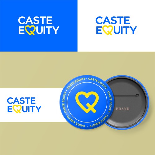 Civil Rights Movement Solidarity Pin, Caste Equity, April Dalit History Month Design by idz.kreativ