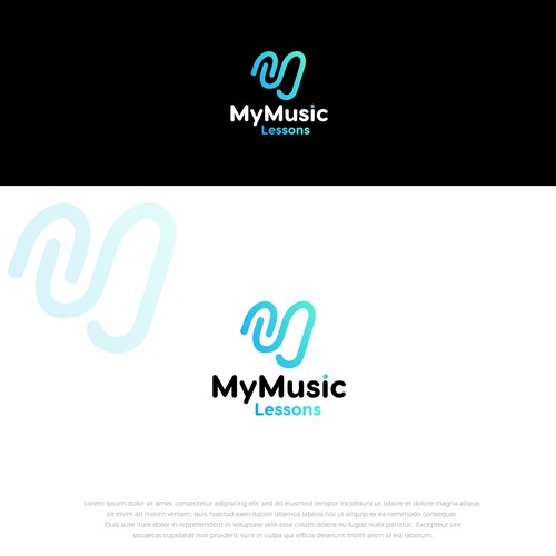 "Learn to play from the heart" Logo for Music Tech business Design by Sarib siddiqui