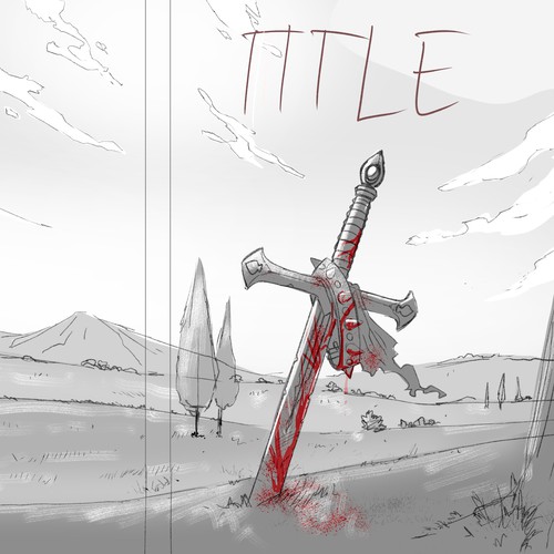 Eye-catching horror fantasy book cover Design by xhiinfiel