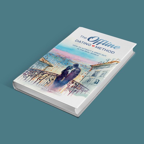 Design di Book Cover for The Offline Dating Method Needed di Nadun Prabodana