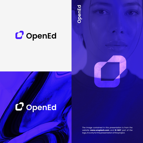 Design a timeless logo for the future of education. The world has changed. The future is open. Design by artsigma