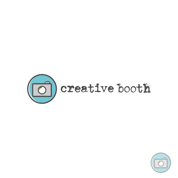Simple, modern photography logo