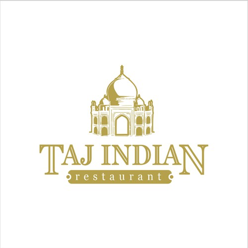 Taj indian restaurant logo design Design by Nikitin