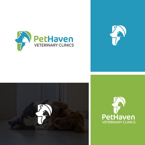 PetHaven Veterinary Clinics Logo Contest Diseño de Web Hub Solution