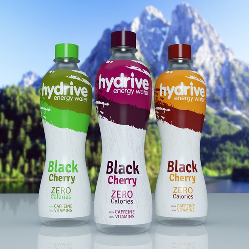 Create Upscale Eye Catching Bottle Label For Hydrive Energy Water Product Packaging Contest 99designs