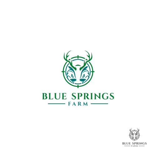 Logo for our Der hunting and bass fishing recreational farm Design by Media Ciptadi