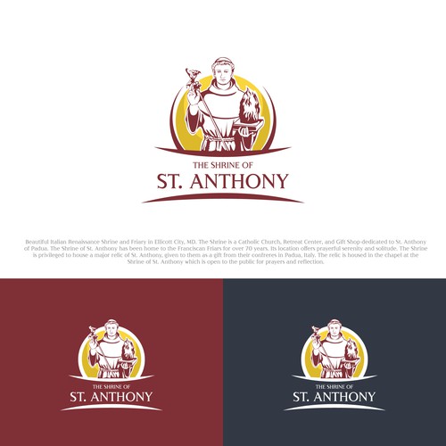 Create engaging new logo for the Catholic Shrine of St. Anthony Design by PinkPanda12