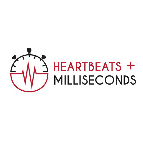 Heartbeats and Milliseconds Logo Design | Logo design contest